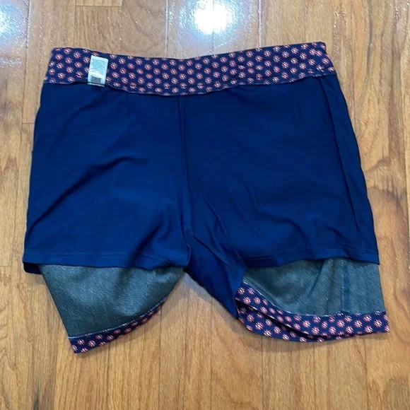 Croft & Barrow Women Skort Size 14 Regular Mid rise Blue White Red Pockets NWT - Picture 10 of 15